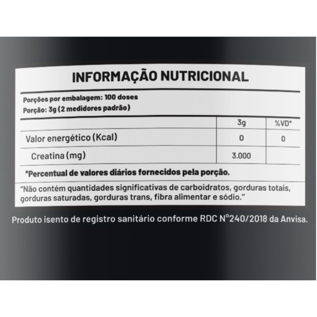 Creatina Monohidratada 100% Pura – Sunfit Nutrition – 300g