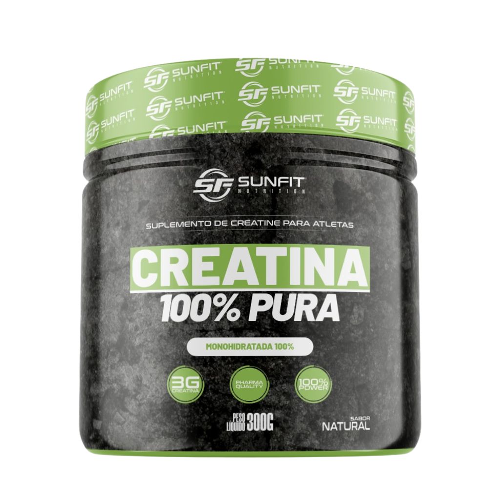 Creatina Monohidratada 100% Pura – Sunfit Nutrition – 300g