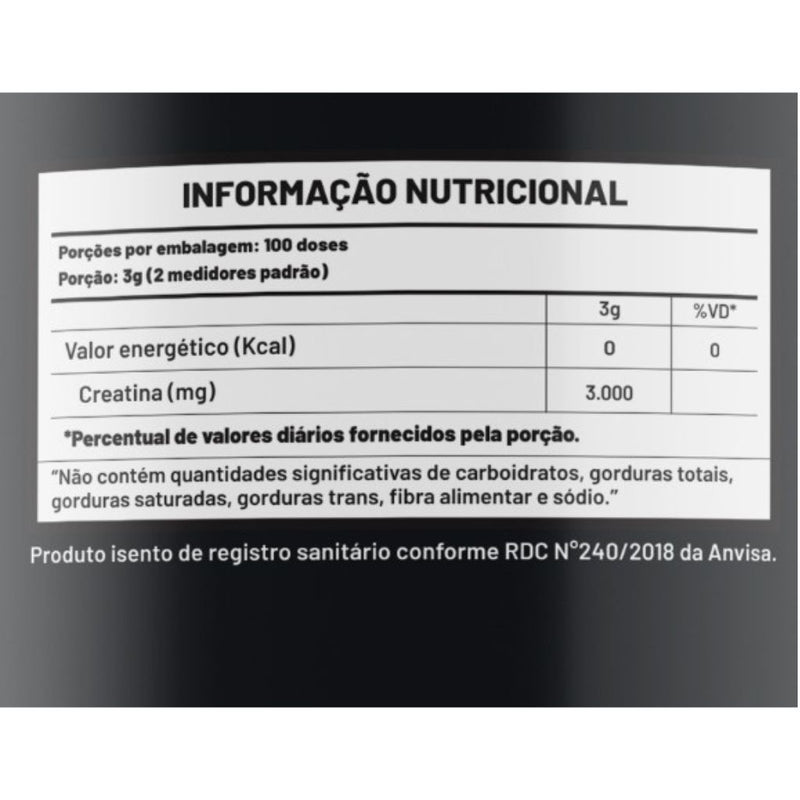 Creatina Monohidratada 100% Pura – Sunfit Nutrition – 300g
