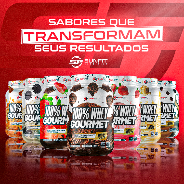 Whey Gourmet Chocolate com Morango –  Sunfit Nutrition